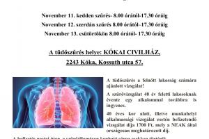 tüdőszűrés 2025